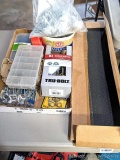 Misc. hardware including screws, door knob, hose clamps, step grip.