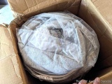 Shipping label from Wayfair states that this is a queen sized two-sided 9 Medium Innerspring
