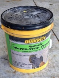 Half full commercial grade Quickrete Water-Stop Cement.