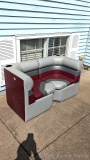 Pair of pontoon boat seats could easily be repurposed. Each is approx. 26