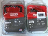 Two Oregon saw chains, one is 10