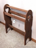 Pine quilt display rack stands 30