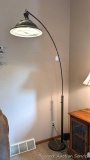 6-1/2' tall floor lamp is a newer style in working order. Nice piece.
