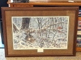 Beautifully framed and matted print by Michael Sieve numbered 1711/6327 entitled 'Hold Tight'