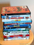 DVD including Grown Ups, Shark Tale, A Fish Called Wanda, Meet the Parents, RPM, Black Knight, more.