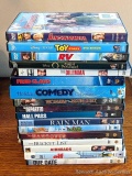 DVDs including Elf, Due Date, The Departed, Rain Man, RV, Toy Story, more.