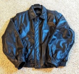 Men's leather jacket is size XXL and in very good condition.