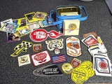 Vintage patches including Ariens, Arctic Cat, Tiger, Morning Glory, Packers, more; late 1980s
