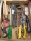 Stanley and other screwdrivers; Wiss, Eklind and other hand tools; Piezo propane torch with swivel