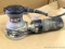 Porter Cable random orbit palm sander with dust collecting system.