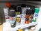 No shipping. Several cans of spray paint incl. Rust-Oleum, hi temp paint, and lots more.