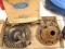 Ring & pinion gears for a Ford rear end, plus a four pin center section. Pinion is stamped C3AW 4610