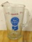 Vintage Pabst Blue Ribbon beer pitcher is about 9-1/2
