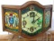 Vintage Heileman Old Style Fully Kraeusened lighted beer clock is in good condition. Lights up and