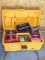 Plano plastic tool chest filled with low velocity power fasteners. Tool box measures 16