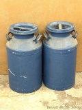 Pair of milk cans in good condition, each 24