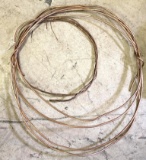 Around 20' heavy gauge copper grounding wire, plus some smaller stranded copper wire.