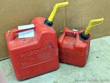 Frustration-free gas totes are 6 gallon and 2-1/2 gallon.
