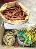 Quantity of assorted rope and twine up to 1/2