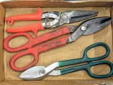 Wiss and Diamalloy sheet metal shears up to 12