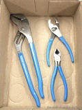 ChannelLock 440 and 526 pliers, plus 436 cutters.