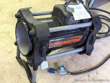 Remington propane forced air heater, 75 - 125,000 btu. Note on unit stating that it works if the