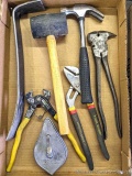 Tile nippers, fencing pliers, slip joint pliers, hammers, pry bar, more.
