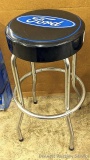 Cool Ford shop or bar stool measures 30