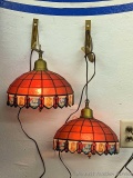 Pair of marching Heileman's Old Style beer lights are each about 10