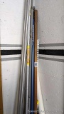 Mr. Long Arm 6' to 12' telescopic paint pole, plus another similar and scrap including 1