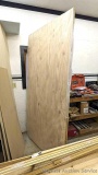 Two full sheets of plywood. One is 3/4