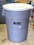 Rubbermaid commercial duty trash can is 32