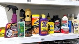 No shipping. Automotive cleaning and care supplies incl. wheel and tire cleaner, Wizard finish cut,