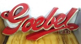 Goebel Beer sign is about 21