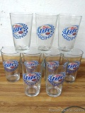 Miller Light Racing beer glasses are all around 6