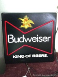 Budweiser King of Beers light, works and measures approx. 18