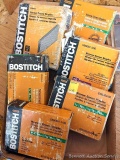 Bostitch Narrow Crown Staples, 18 gauge. See photos for complete staple size information.