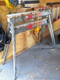 A pair of StableMate saw horses, contractor rated. Used but not used up! Measure approx 42