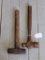 Pickup in Rib Lake. Ball peen hammer and engineer hammer. Both have tight handles, peen has some