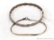 Pickup in Rib Lake. Two silver bracelets. Flexible is marked on clasp holders '925', hoop style is