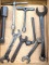 Pickup in Rib Lake. Diamond and other vintage wrenches, longest piece 10