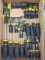 Stanley FatMax drivers and Stanley ProDriver screwdriver assortment with many different head types