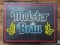 Pickup in Rib Lake. Lighted Meister Brau beer sign. Measures approx 15