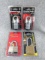 Two Master Lock adjustable shackle padlocks, solid brass contractor grade Master Lock padlock, and a