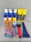 No shipping. All new. Prestone windshield de-icer, CRC Duster, Banana Boat sun screen, car chargers,