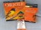 Perky Pet oriole feeder, Opus Oriole feeder and 1 package of oriole instant nectar concentrate.