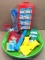 Kids outdoor fun!! Snow / sand block molds, snow saucers, flying carpet sled, fly swatters for
