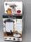 West Bend 30-cup Automatic coffeemaker; Norpro 22-lb kitchen scale. Both NIB.
