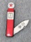 Franklin Mint Collector Texaco Star pocket knife with 2-1/2
