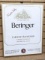 Knights Valley Beringer Cabernet Sauvignon framed wine piece would be an excellent addition to your